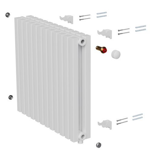 Дизайн-радиатор Royal Thermo Shift Q30 VC2050 - 08 секц. RAL9016