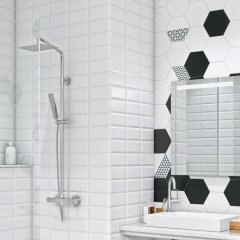 Плитка настенная KREAFORTA Руасси 9.9x20 см 0.792 м² матовая цвет белый