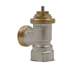 Вентиль угловой Primoclima Armature термостатический ВР-НР 1/2"х3/4", без хвостовика, никель
