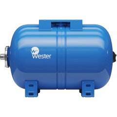 Гидроаккумулятор Wester горизонтальный 24л 10бар, WAO24