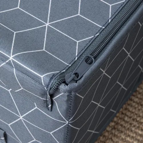 Короб для хранения Spaceo 18x16.5x28 см полиэстер цвет синий