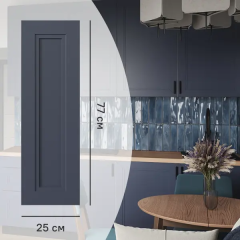 Фальшпанель для кухонного шкафа Котлас 24.4x76.8 см KONSENSA МДФ цвет синий