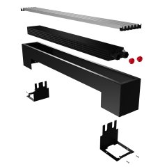Конвектор напольный Royal Thermo STEP-80/130/800-1-N-WT-LG-NA
