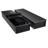 Конвектор внутрипольный Royal Thermo ATRIUM TURBO-190/400/2900-DG-U-BL