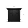 Конвектор внутрипольный Royal Thermo ATRIUM-190/200/1600-DG-U-BL