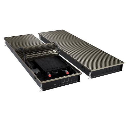 Конвектор внутрипольный Royal Thermo ATRIUM TURBO-90/400/2400-DG-U-DB
