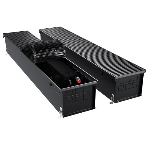 Конвектор внутрипольный Royal Thermo ATRIUM TURBO-190/250/1100-DG-U-BL