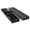 Конвектор внутрипольный Royal Thermo ATRIUM TURBO-90/300/2200-DG-U-BL
