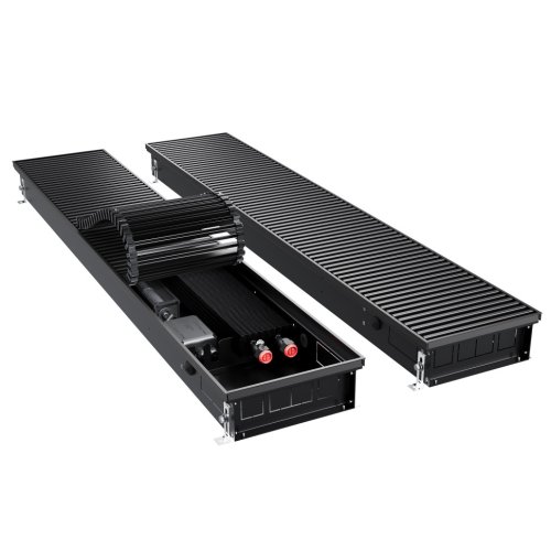Конвектор внутрипольный Royal Thermo ATRIUM TURBO-90/250/3000-DG-U-BL