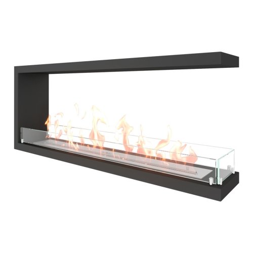 Биокамин торцевой SteelHeat Leader 1200 (Стекло)