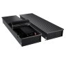 Конвектор внутрипольный Royal Thermo ATRIUM TURBO-150/400/1600-DG-U-BL