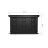 Конвектор внутрипольный Royal Thermo ATRIUM TURBO-190/300/1700-DG-U-BL