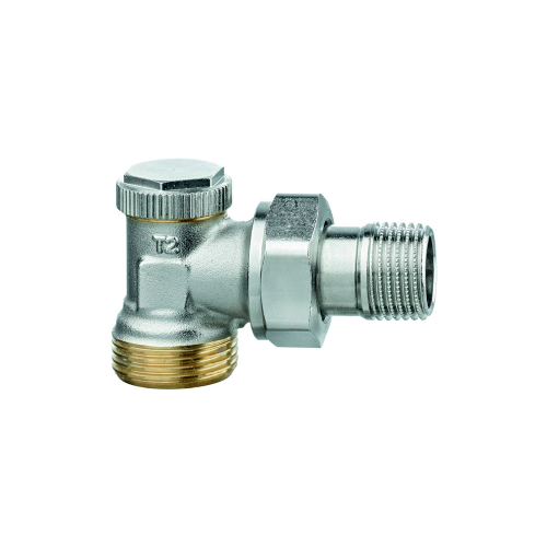 Радиаторный запорно-регулирующий клапан REGUTEC F, G 3/4"х R 1/2", угловой, латунь