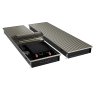 Конвектор внутрипольный Royal Thermo ATRIUM TURBO-90/400/2900-DG-U-LB