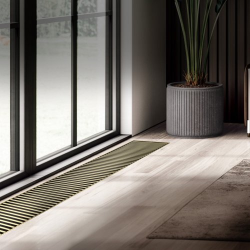 Конвектор внутрипольный Royal Thermo ATRIUM TURBO-90/300/2000-DG-U-AU
