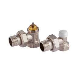 Набор термостатический для радиатора угловой Royal Thermo 1/2 М30х1,5.
