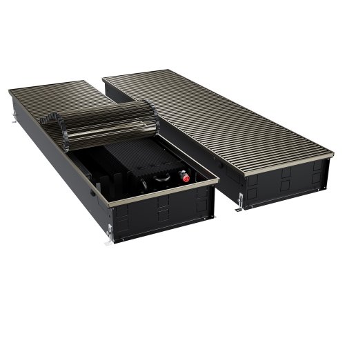 Конвектор внутрипольный Royal Thermo ATRIUM TURBO-150/400/2400-DG-U-DB