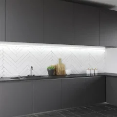 Светодиодная лента для подсветки рабочей зоны Apeyron SMD5050 12В 10мм 2м 1Вт/м 60диод/м 700лм/м 6500К холодный свет