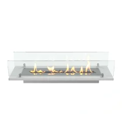 Биокамин встраиваемый в тумбу Steelheat Stand 600 белый