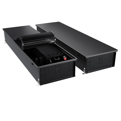 Конвектор внутрипольный Royal Thermo ATRIUM TURBO-190/400/2100-DG-U-BL