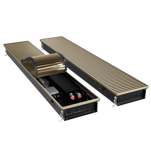 Конвектор внутрипольный Royal Thermo ATRIUM TURBO-90/250/2900-DG-U-AU