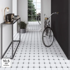 Глазурованный керамогранит Lb Ceramics Клинт Макси 30x30x10.5 см 0.9 м² матовый цвет белый
