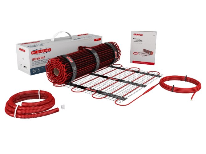 Мат нагревательный AC ELECTRIC ACMM 2-150-0.5 (комплект теплого пола)