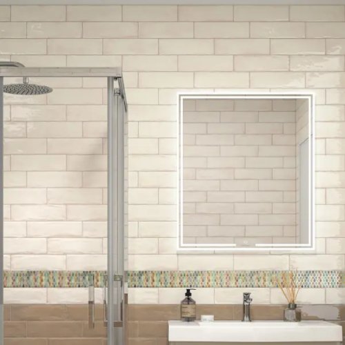 Плитка настенная Kerama Marazzi Монпарнас 8.5x28.5 см 1.07 м² глянцевая цвет светло-бежевый